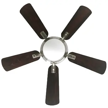 Modern Silver Ceiling Fan With Light