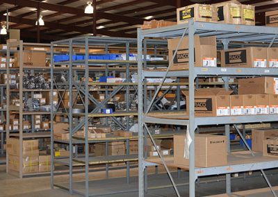 CESCO Warehouse Interior with Shelves