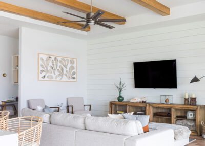 Modern Fan in Stylish Living Room